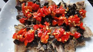 [飞禽走兽]剁椒豉香蒸腊排骨的做法步骤：6