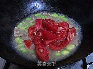 西红柿牛肉汤面的做法步骤:6