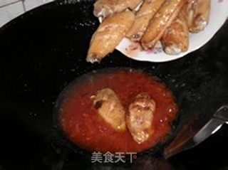 茄汁鸡翅的做法步骤:5