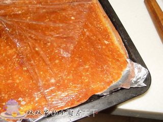 【飞禽走兽】蜜汁猪肉脯的做法步骤:5
