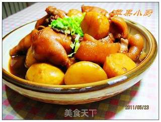 锅焖酥手的做法步骤:5