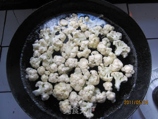 DIY——蚝油黄衣菜花的做法步骤:6