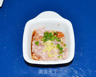 香菇肉末的做法步骤:3