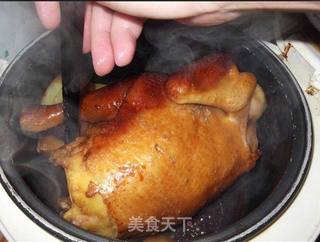 【飞禽走兽篇】电饭煲美味盐焗鸡的做法步骤：6