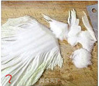 大白菜炖豆腐的做法步骤:2
