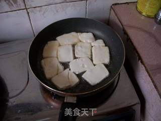 大葱炒豆腐的做法步骤：3