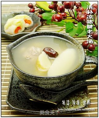 清补凉猪腱老火汤的做法步骤:5