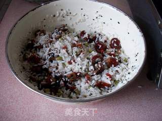红枣绿豆粽的做法步骤:4