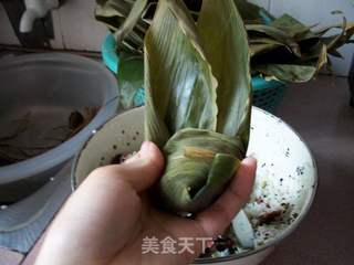 红枣绿豆粽的做法步骤:8
