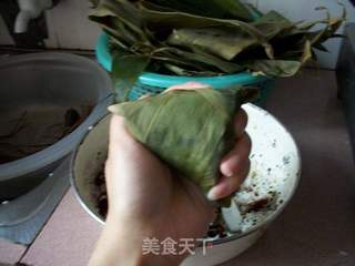 红枣绿豆粽的做法步骤:9