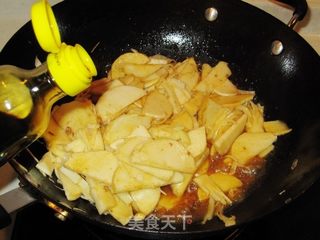 绿笋炒肉片的做法步骤：6