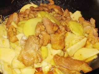 绿笋炒肉片的做法步骤：7