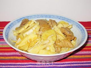 绿笋炒肉片的做法步骤：8