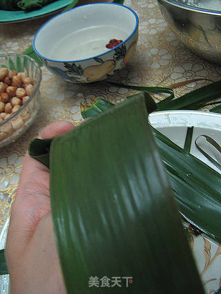 【端午. 粽子篇】芸豆花生大枣粽的做法步骤:10