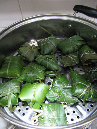 【端午. 粽子篇】芸豆花生大枣粽的做法步骤:12