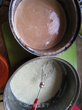 巧克力 奶油 抹茶三色冰淇淋 简易健康 夏季必备的做法步骤：8