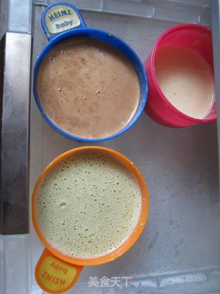 巧克力 奶油 抹茶三色冰淇淋 简易健康 夏季必备的做法步骤：9