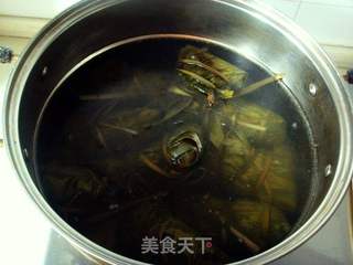 五香肉粽的做法步骤:18