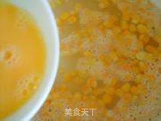 蛋花玉米羹的做法步骤:5