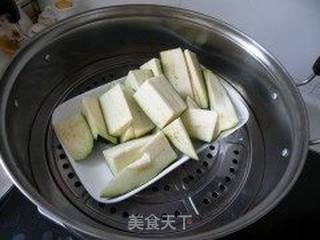 蒜泥白肉茄子的做法步骤:2