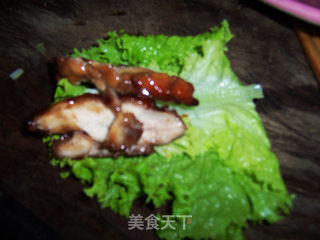照烧鸡腿生菜卷的做法步骤：12