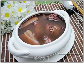 莲藕红枣黑豆排骨汤的做法步骤:5