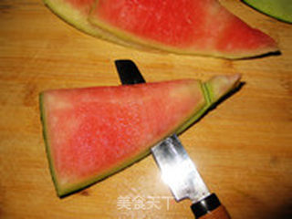 【夏日小凉菜】——凉拌西瓜皮的做法步骤:2