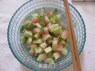 【夏日小凉菜】——凉拌西瓜皮的做法步骤：8