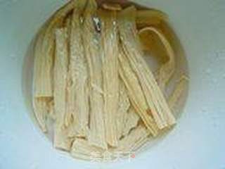 芹菜拌腐竹的做法步骤:5