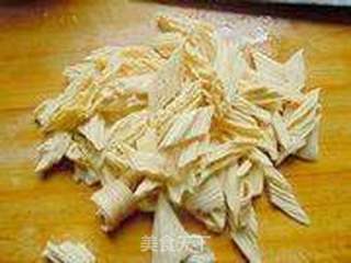 芹菜拌腐竹的做法步骤:6