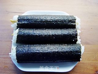 紫菜饭卷的做法步骤:7