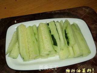 【夏日小凉菜】----芥末青瓜的做法步骤:4