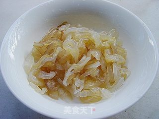 【夏日小凉菜】青瓜拌海蜇的做法步骤:4