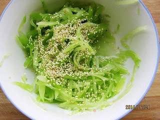 葱油莴笋的做法步骤:5