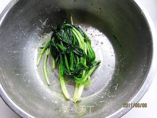手抓韭菜的做法步骤:4