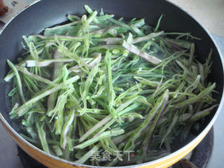 凉拌扁豆丝的做法步骤:4
