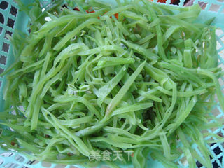 凉拌扁豆丝的做法步骤:5