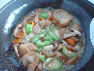 日式油麸煲的做法步骤:6