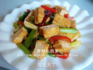 家常葱烧豆腐的做法步骤：10