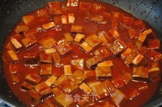 停不了口的健康小菜·蜜汁豆干的做法步骤:5