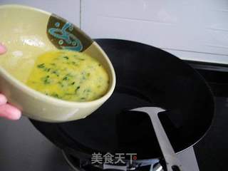 五月艾叶香---艾叶煎蛋的做法步骤:9