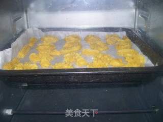 玉米曲奇的做法步骤:7