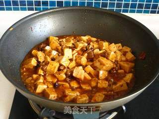 【川菜】----麻婆豆腐的做法步骤:14