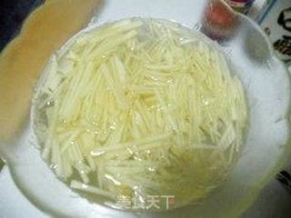 酸辣苹果丝的做法步骤:3