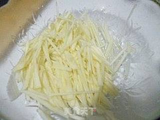 酸辣苹果丝的做法步骤:5