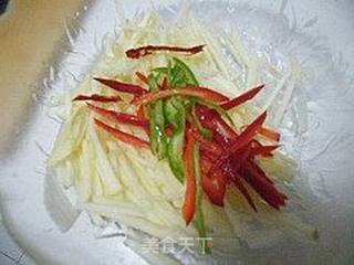 酸辣苹果丝的做法步骤:6