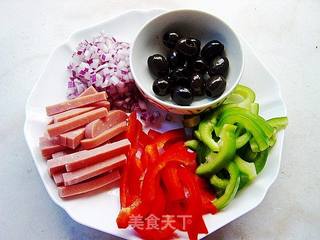 美味的“海鲜披萨”的做法步骤:7