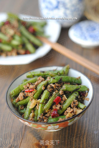 橄榄菜煸四季豆——很惹味的抢手下饭菜的做法步骤:9