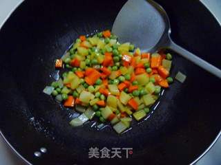 营养午餐---三丁盖饭的做法步骤：6