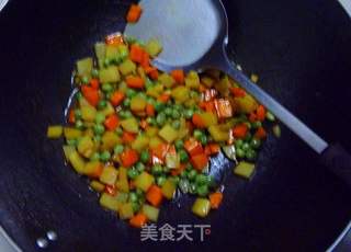 营养午餐---三丁盖饭的做法步骤：7